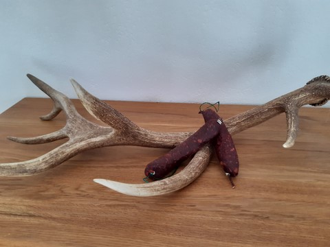 Saucisse sèche de cerf